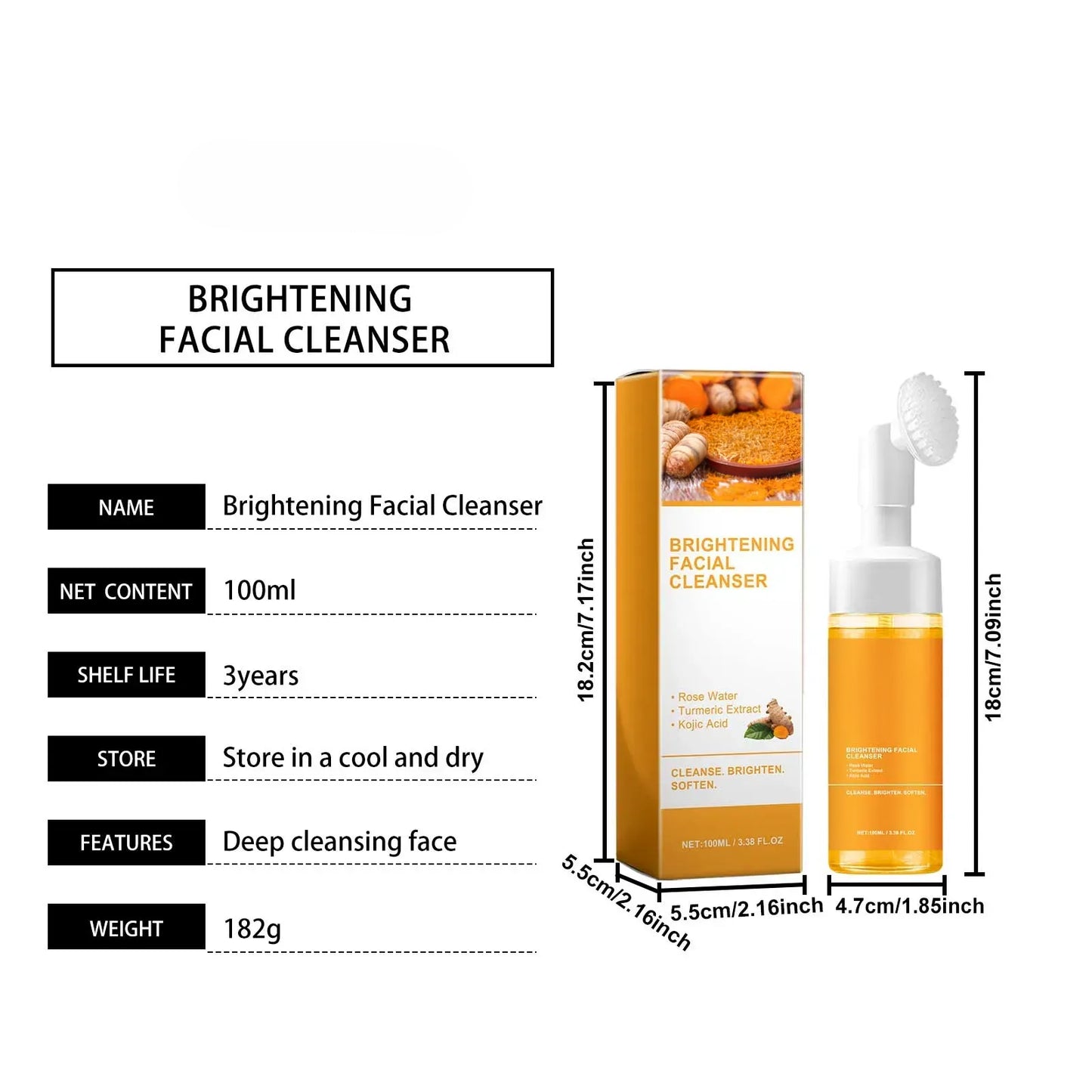 Turmeric Brightening Foaming Cleanser